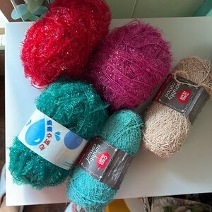 Crunchy Scrubby Yarn From Korea And
Red Heart Scrubby Cotton Yarn